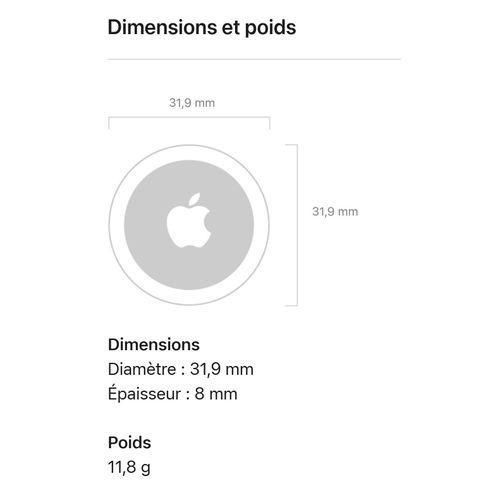 product_image_name-Apple-AirTag 2e Génération (Pack 1) Traceur d'objets Localisation Précise Neuf -3