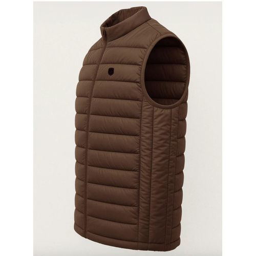 product_image_name-Point Zero-Gilet Ultraléger Classique Marron -2