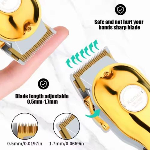 product_image_name-Kamei-ماكينة حلاقة الشعر Kemei للرجال، ماكينة تشذيب احترافية، ماكينة حلاقة كهربائية قابلة لإعادة الشحن، ماكينة قص الشعر KM-1986-2
