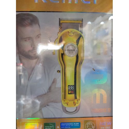 product_image_name-Kamei-ماكينة حلاقة الشعر Kemei للرجال، ماكينة تشذيب احترافية، ماكينة حلاقة كهربائية قابلة لإعادة الشحن، ماكينة قص الشعر KM-1986-3