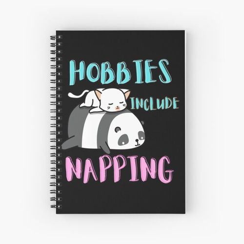product_image_name-Generic-hobbies include napping t-shirt Spiral Notebook Bloc note-1