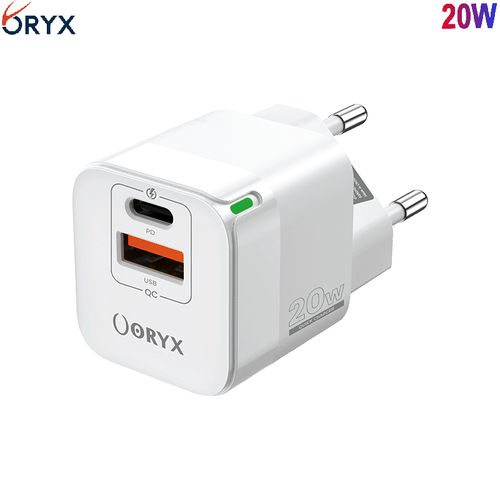 ORYX NCC-212 Chargeur de voiture rapide double port USB 12W Noir
