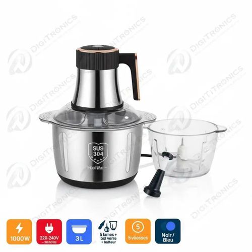 product_image_name-Generic- Hachoir de Cuisine en Acier Inoxydable 3L – Efficace et Abordable-2