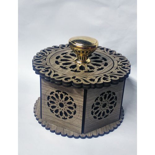 Generic Boîte en bois décoration marocaine artisanalle à prix pas cher