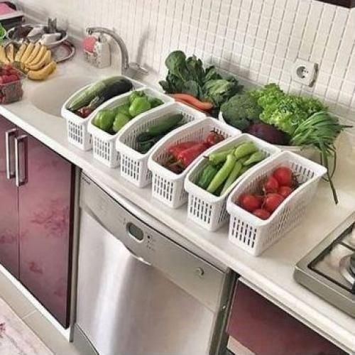 product_image_name-Generic-Lot de 4 Paniers de rangement pour réfrigérateur-5