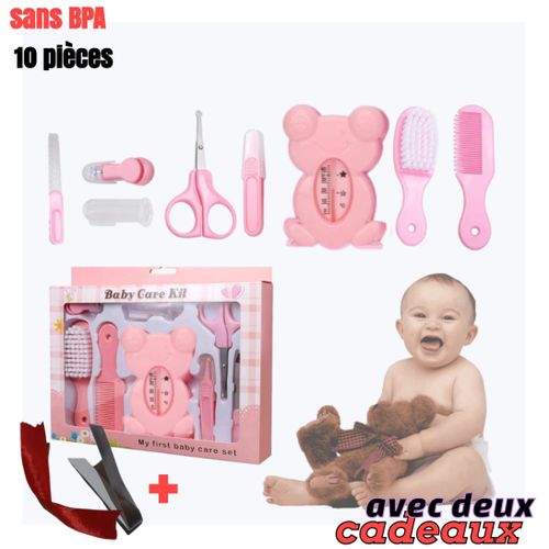 Generic Kit de Toilettage pour bébé 8 pièces Portables Soins pour