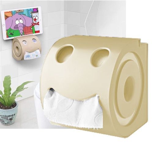 Porte papier toilette en plastique pour