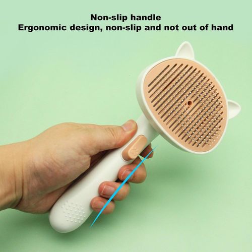 Generic Brosse toilettage autonettoyante pour chats et chiens, brosse de poils  animaux à prix pas cher