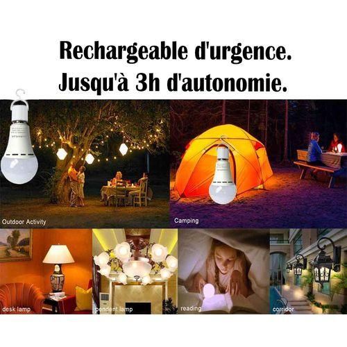 product_image_name-Generic-Lampe LED 8W rechargeable blanche avec prise, base E27 et 3h d’autonomie-1