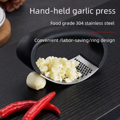 Presse Ail Acier Inoxydable, Concasseur d'ail Ginge Professionnel Cuisine  Garlic Press - Pile l'ail et le Gingembre Facile à [591] - Cdiscount Maison