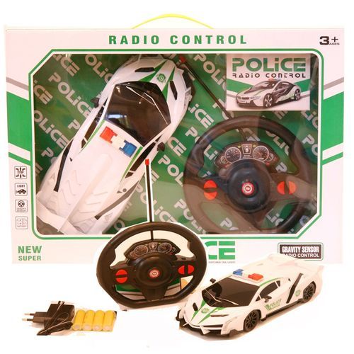 Generic Voiture P OLICE télécommandée sans fil rechargeable à prix pas cher