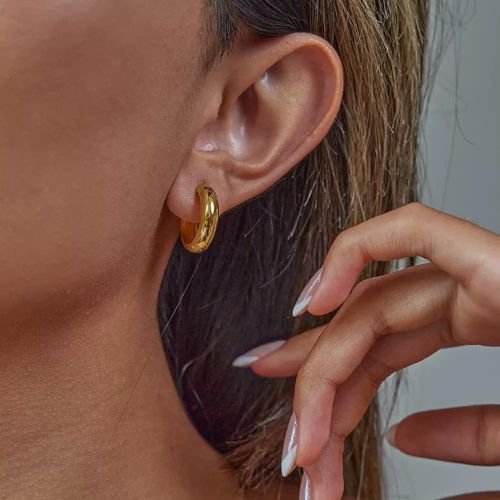 product_image_name-Clémentine Paris-أقراط ذهبية فاخرة أنيقة وعصرية للنساء OGN084-2