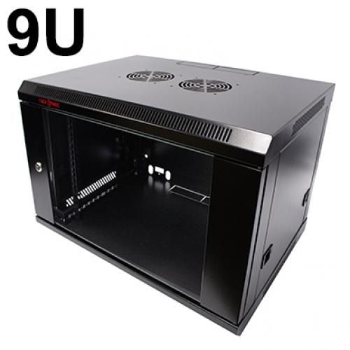 Generic Armoire informatique & Coffret réseau Métallique 9U - RACK 19 9U  Pour Systeme de Surveillance à prix pas cher