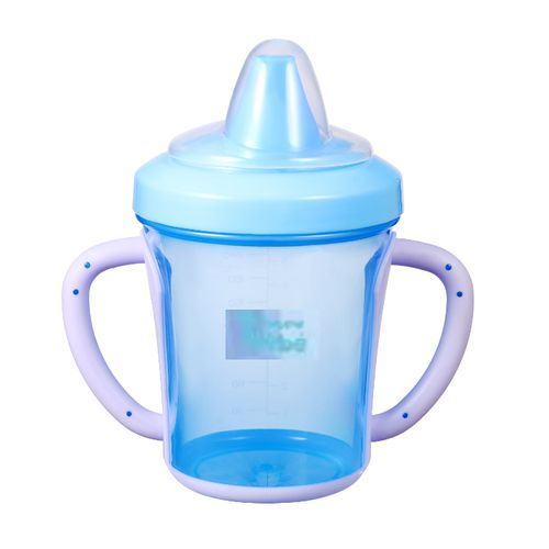product_image_name-Bebe-Nouveau tasse de bébé bleu avec bras et valveanti fuite 9m 270ml-1