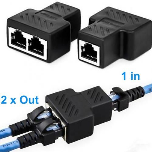 Adaptateur de réseau Ethernet RJ45 à double port RJ45