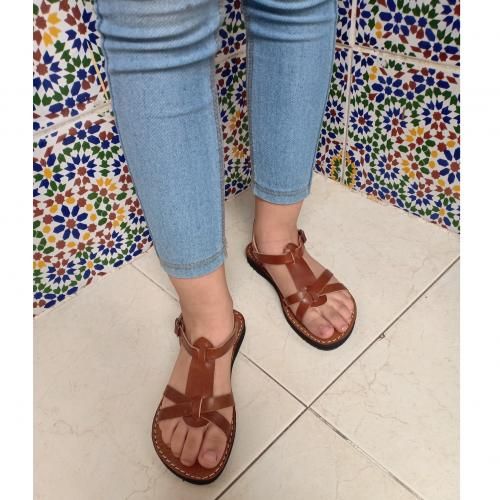 product_image_name-Generic-صنادل بناتية مغربية من جلد مجموعة صيف-2