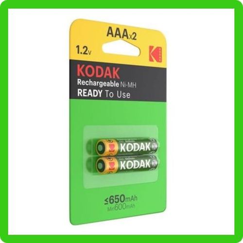 product_image_name-Kodak-2 بطاريات قابلة للشحن 650 مللي أمبير - AAA / LR03 1.2V-1