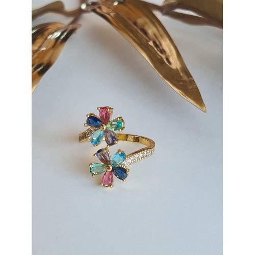 Generic Bague FEMME Ajustable Flora en Acier Inoxydable a prix pas cher Jumia Maroc