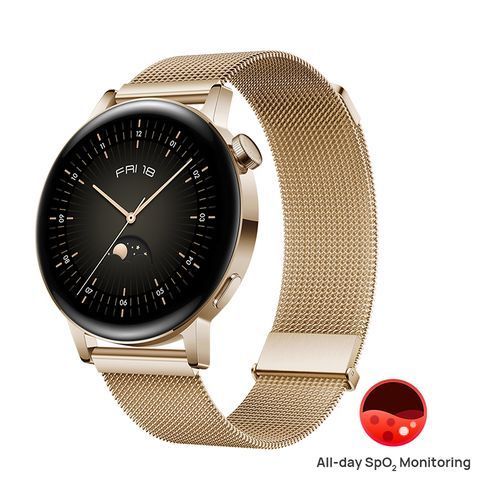 WATCH GT 3 42 mm élégant femme avec bracelet milanais