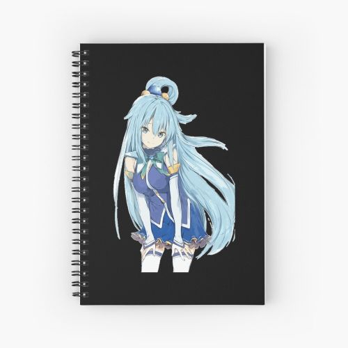 product_image_name-Generic-Aqua Cute Classic . Spiral Notebook - Bloc note-1