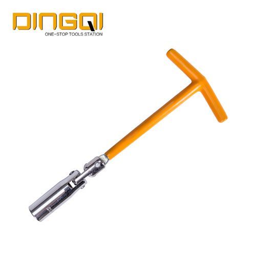 Clé de douilles de bougie d'allumage, douille Flexible magnétique à 12  angles outil de réparation de retrait universel à paroi mince 3/8 pouces  14/16mm - AliExpress