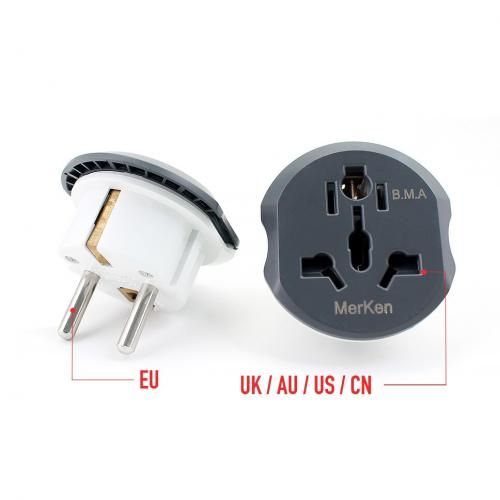 Adaptateur de prise France vers USA, 【5 pcs】 Adaptateur de