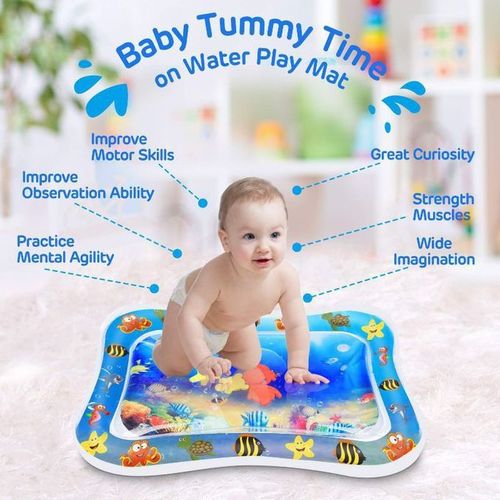 Generic tapis d'eau gonflable, jouet pour bébé, pour 3, 6, 9 mois