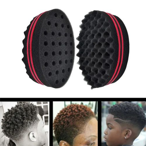 Generic Éponge Twist Cheveux Curl Brosse Bobine Style Afro à prix pas cher