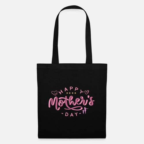 product_image_name-Generic-Happy Mothers Day- , حقيبة تسوق قماشية 35 × 40 سم - حقيبة اليد-1