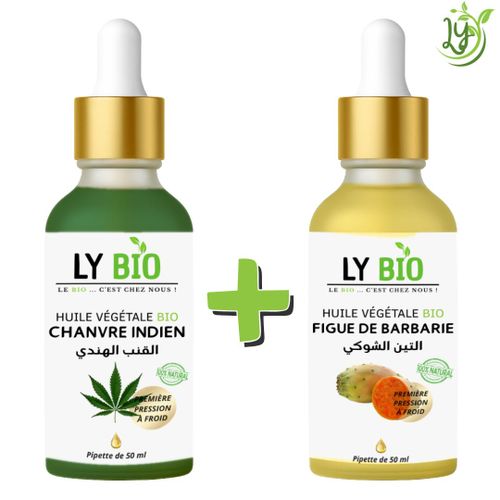 product_image_name-LY BIO-PACK HUILE HYDRATANT & NUTRITIVE 50ML - PIPETTE + HUILE FIGUE DE BARBARIE 50ML - PIPETTE-1