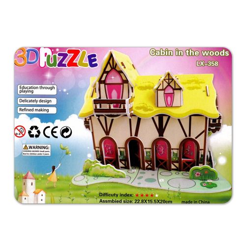 Generic Jeux puzzle 3D en carton de modélisation Jouet cadeau Arc-en-Ciel à  prix pas cher