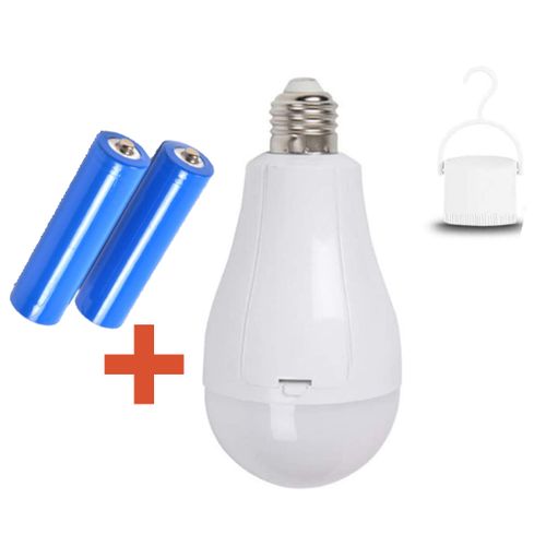 Generic Ampoule de secour à piles rechargeables de 15W, Batterie lithium  rechargeables intégrées à prix pas cher