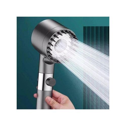 product_image_name-Generic-رأس دش ضغط معزز باللون الرمادي الأنيق - تدليك ورفاهية-4