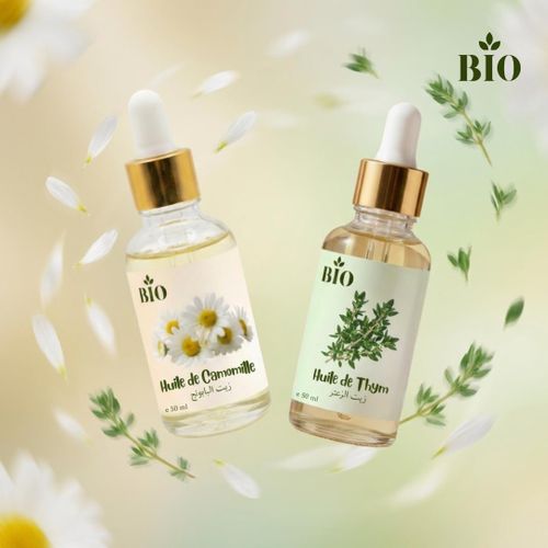 product_image_name-Bio-Huile de camomille 50 ml et Huile de thym 50 ml qualité premium naturel-1