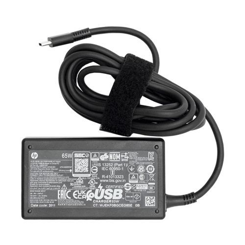 Hp Chargeur type c pour Probook 65W -Noir à prix pas cher