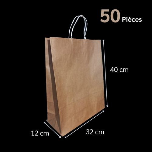Sac cadeau brun deals