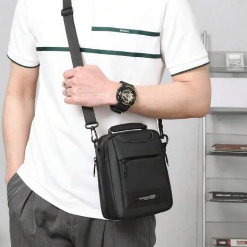 WEPOWER Sac à bandoulière pour homme Sac de sport multifonctionnel Petit sac  à bandoulière en plein