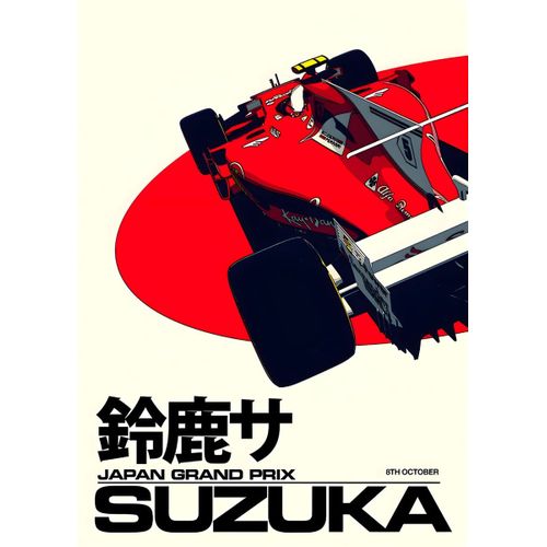 product_image_name-Generic-Ferrari f1 gp japan suzuka  Style 2 Poster Chambre Haute Qualité-1