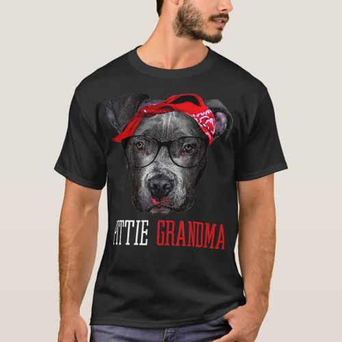Pitbull top grandma shirt