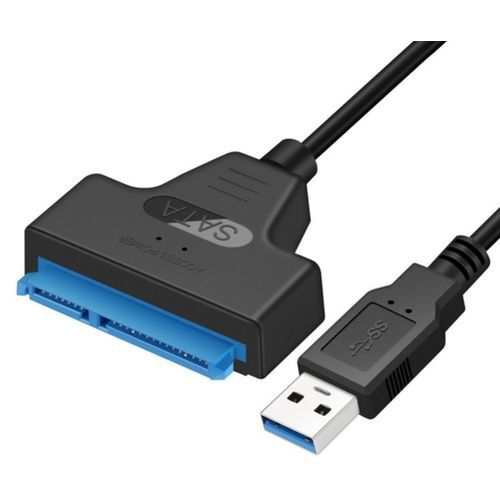 Adaptateur USB 3.0 Sata pour disque dur SSD et HDD 2.5 pouces