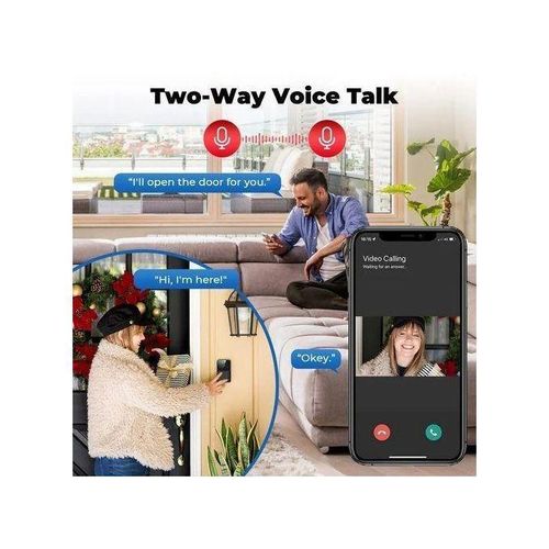 product_image_name-Generic-Sonnette Vidéo WiFi Sans Fil HD avec Caméra, interphone extérieure-2