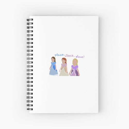 product_image_name-Generic-Barbie and the Twelve Dancing Princesses - Please, Derek, Please? Spiral Notebook - Bloc note-1