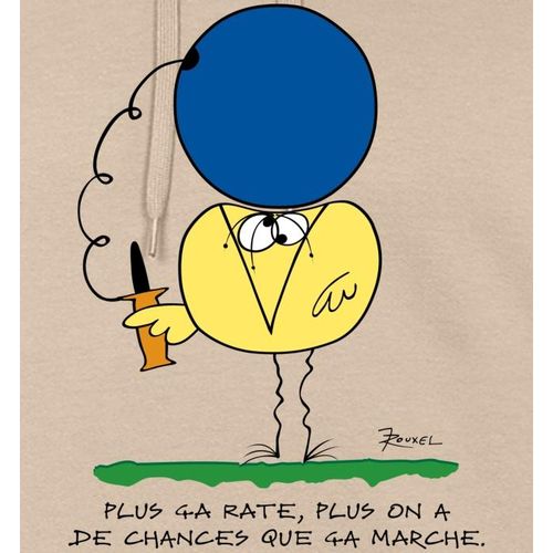 product_image_name-Generic-Plus ça rate, plus ça marche Sweat à capuche Hoodies-3