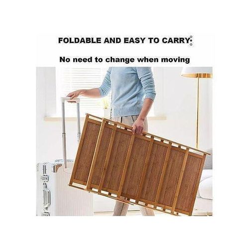 product_image_name-Generic-Étagère à Chaussures Pliable en Bambou Écologique-3