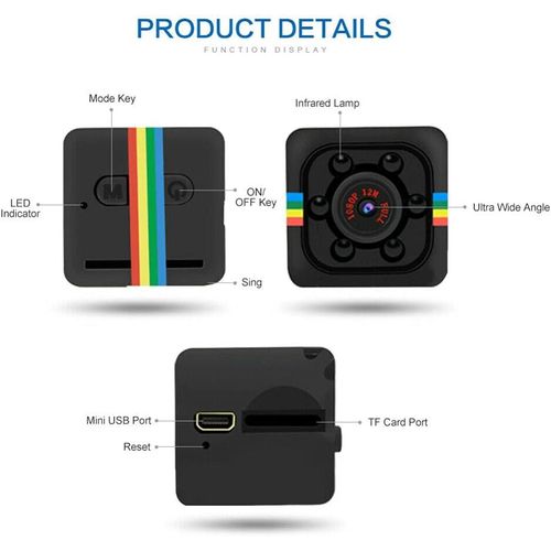 product_image_name-Generic-Mini caméra espion, sport HD DV SQ11 Mini caméra Dv-5