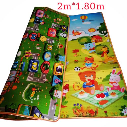 Generic Grand tapis de jeu, tapis infantile enfants Bebe tapis de  Gym-2mX1,80mX5mm à prix pas cher