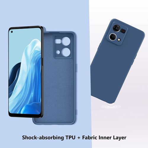 product_image_name-Case-Coque Silicone pour Oppo Reno7 4G - Pochette Silicone pour Oppo Reno7 4G Bleu-4