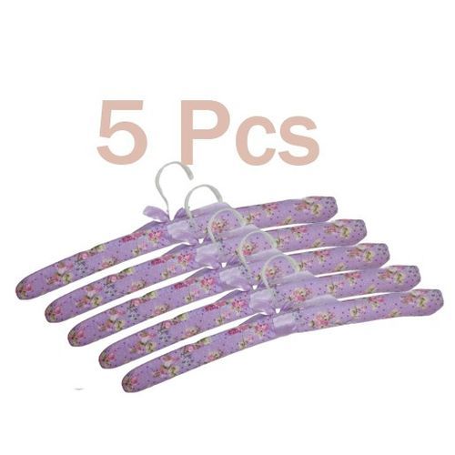 Generic Nouveau Offre 5 pcs Cintres en Satin multicolore pour tissu Cintres  pour placard à prix pas cher