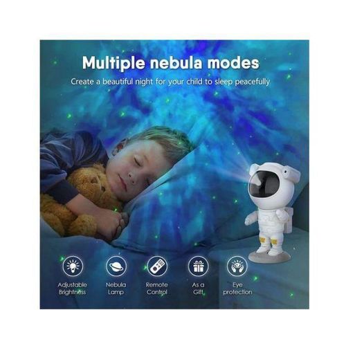 product_image_name-Generic-Astronaute Galaxy Projecteur, Veilleuse Étoile LED + Télécommande-6