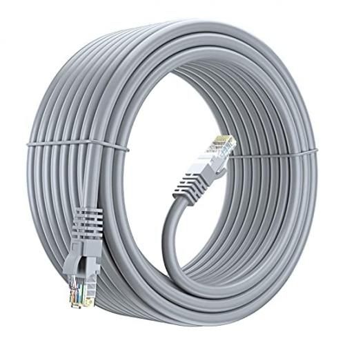 Generic Cable reseau ethernet RJ45 2M Cat.6 Gris, qualité Pro, Haut débit -  8 fils à prix pas cher